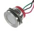 CML Innovative Technologies PL22SL Series Green, Red Panel LED, 12V, 22mm Mounting Hole Size, Lead Wires Termination,