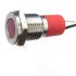 CML Innovative Technologies PL12SL Series Red Panel LED, 12V, 12mm Mounting Hole Size, Lead Wires Termination, IP67