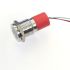 PL12SL Series Green, Red Panel LED, 12V, 12mm Mounting Hole Size, Lead Wires Termination, IP67