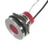 CML Innovative Technologies PL19SL Series Red Panel LED, 24V, 19mm Mounting Hole Size, Lead Wires Termination, IP67