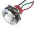 CML Innovative Technologies PL19SL Series Green, Red Panel LED, 24V, 19mm Mounting Hole Size, Lead Wires Termination,