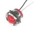 CML Innovative Technologies PL22SL Series Red Panel LED, 12V, 22mm Mounting Hole Size, Lead Wires Termination, IP67