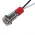 CML Innovative Technologies PL08SL Series Red Panel LED, 24V, 8mm Mounting Hole Size, Lead Wires Termination, IP67