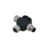 Adaptateur pour connecteur cylindrique Droit ifm electronic M12 M12