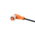 ifm electronic Right Angle Female 1 way M12 to Unterminated Actuator/Sensor Cable, 2.5m