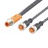 ifm electronic Straight Male 5 way M12 to Straight Female 5 way M12 Communication Cable, 300mm