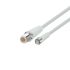 ifm electronic Straight Male 3 way M12 to Straight Female 3 way M8 Communication Cable, 300mm