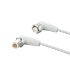 ifm electronic Right Angle Male 4 way M12 to Right Angle Female 5 way M12 Communication Cable, 10m