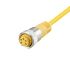 ifm electronic Straight Female 1 way 7/8 in Socket to Unterminated Actuator/Sensor Cable, 5m