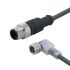 Cable para sensor/actuador ifm electronic, con. A M12 Macho, 1 polo, con. B M8 Hembra, 1 polo, long. 1.5m