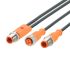 ifm electronic Straight Male 5 way M12 to Straight Female 5 way M12 Communication Cable, 2m