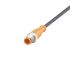 ifm electronic Straight Male 1 way M12 to Unterminated Actuator/Sensor Cable, 2m