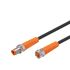 ifm electronic Straight Male 1 way M8 to Straight Female 1 way M8 Actuator/Sensor Cable, 600mm