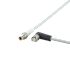 ifm electronic Straight Male 3 way M8 to Right Angle Female 3 way M8 Communication Cable, 2m