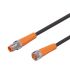 ifm electronic Straight Male 1 way M8 to Straight Female 1 way M8 Sensor Actuator Cable, 300mm