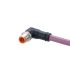 Right Angle Male 1 way M12 to Unterminated Sensor Actuator Cable, 2m