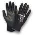 Guantes resistentes a cortes de Polietileno Negro Lebon Protection serie Masterblack, talla 7, con recubrimiento de