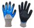 GUYARD TEKNIT Black, Blue, Grey Polyethylene Puncture Resistant Work Gloves, Size 10, Nitrile Coating