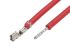 Molex Female Mini-SPOX to Pigtail Crimped Wire, 225mm, 22AWG, Red