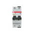 ABB S302 MCB, 2P, 63A Curve K, 415V AC, 125V DC, 100 kA Breaking Capacity