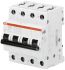 ABB System Pro M Compact S200 M UC MCB, 4P, 500mA, Type Z, 400V AC, 440V DC, 10 kA Breaking Capacity