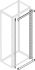 ABB 1STQ Series Pickled Steel Sheet Frame for Use with Modular Boards - System Pro E Power, 2000 x 400mm