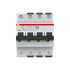 ABB System Pro M Compact S300P MCB, 4P, 13A Curve B, 415V AC, 25 kA Breaking Capacity