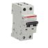 ABB System Pro M Compact S200 M UC MCB, 2P, 32A Curve C, 400V AC, 440V DC, 10 kA Breaking Capacity