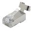 Ideal Industries 85 Series Plug RJ45 Connector, Clip Mount, Cat6a 1 Port 8 -Way