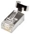 Ideal Industries 85 Series Plug RJ45 Connector, Clip Mount, Cat6a 1 Port 8 -Way