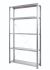 Manorga RAL 7040 4 Shelf Sheet Steel Galvanised Storage Rack System Shelving System, 2000mm x 1000mm, 3000kg Load