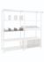 Manorga RAL 7040 4 Shelf Storage Rack System Shelving System, 150mm, 3000kg Load