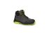 Bicap LASER MID Black, Yellow ESD Safe Composite Toe Capped Unisex Safety Boots, UK 12.5, EU 46