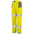 Cepovett Safety 1HVNL Yellow Hi Vis Fabric Hi Vis Trousers Leg Length 80cm