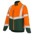 Cepovett Safety 3HVN3PI Green/Orange Unisex Hi Vis Jacket, S