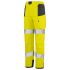 Pantalon haute visibilité Cepovett Safety 1HVN3PI, Fusain, Jaune, Haute visibilité