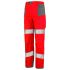 Pantalon haute visibilité Cepovett Safety 1HVNL, Rouge, Haute visibilité