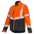 Veste haute visibilité Cepovett Safety 3FLST3PI, Noir, Orange, taille L, Unisexe