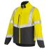 Cepovett Safety 3HVN3PI Charcoal, Yellow Unisex Hi Vis Jacket, XXL