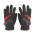 Milwaukee Free Flex Black Synthetic Leather Breathable Work Gloves, Size 7, S, Nylon Knitted Fabric Coating