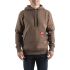 Milwaukee Midweight Brown 30% Polyester, 70% Cotton Men Hoodie Jacket XXL