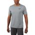 Milwaukee Grey Cotton, Polyester Short Sleeve T-Shirt, UK- XL, EUR- XL, Hi-Vis