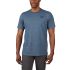 T-shirt Cotone, poliestere Blu S S Corto