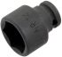 SAM 7mm, 1/4 in Drive Impact Socket, 23 mm length