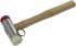 SAM Round Hardwood Mallet 570g With Replaceable Face