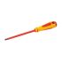 SAM Slotted Insulated Screwdriver, VDE/1000V, 185 mm Overall