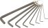 SAM 8 piece L Shape Metric Hex Key