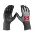 Milwaukee HI Dex Black, Grey HPPE, Nylon, Tungsten Cut Resistant Work Gloves, Size 8, M, Nitrile Coating