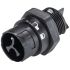 Wieland RST MINI Series Connector, 2-Pole, Male, 2-Way, Push-In, 16A, IP66, IP68, IP69