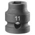 Facom 11mm, 1/2 in Drive Impact Socket, 28 mm length